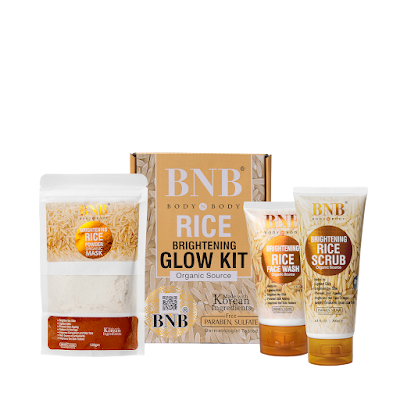 BNB Whitening Rice Organic Glow Kit 