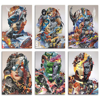 Marvel’s The Avengers Video Game Silver Foil Edition Prints by Tristan Eaton