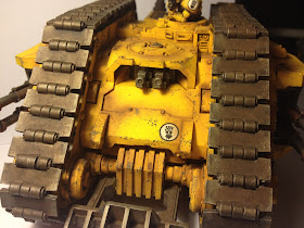 Front of the Armoured Proteus Land Raider