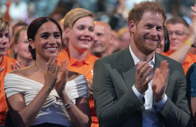 The Duke and Duchess of Sussex and Dutch Princess Margriet attended the opening ceremony of Invictus Games 2022