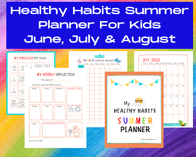 Healthy habits summer planner