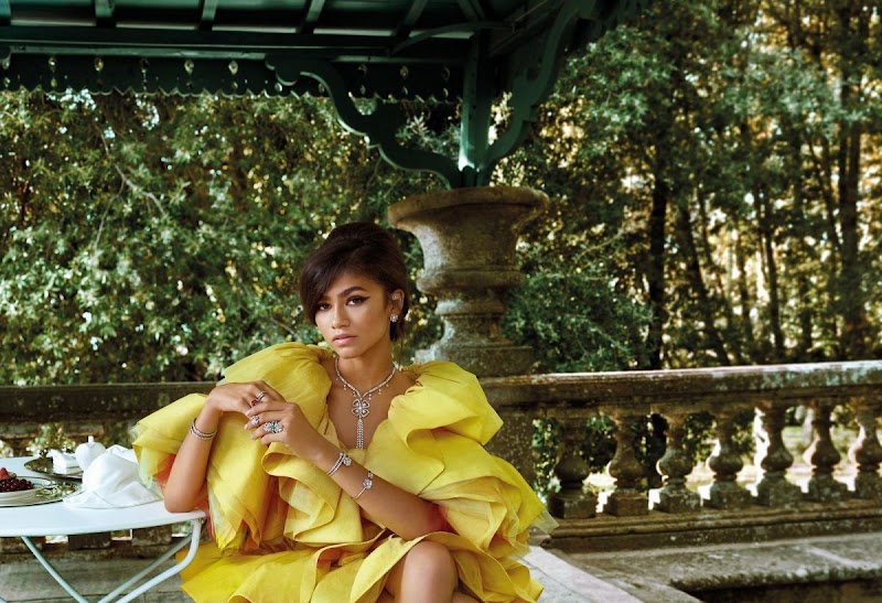 zendaya coleman Clicked for Bvlgari Forever Jewelry 2020 Collection