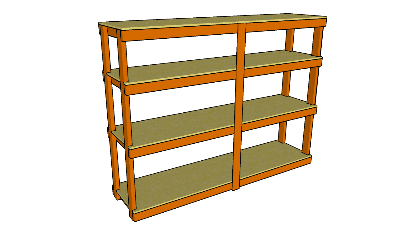  Shed Plans - How To Build A Garden Shed: Building shed storage shelves