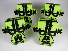 Handstyle Glow in the Dark Green 10 Inch Custom Mad’ls by MAD