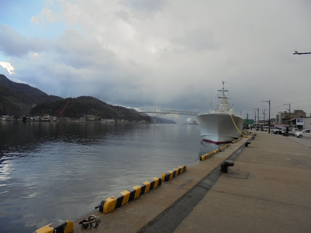 境水道と対岸は島根半島