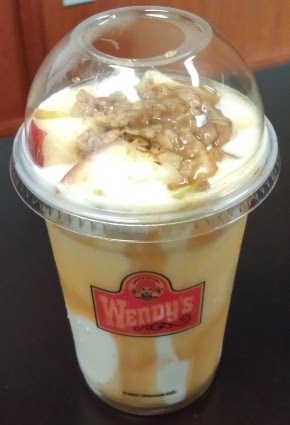 On Second Scoop: Ice Cream Reviews: Wendy's NEW Caramel Apple Frosty  Parfait