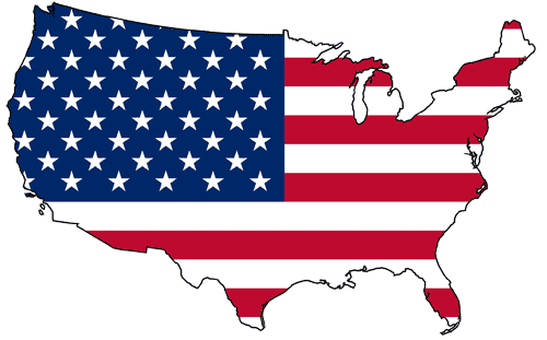 Gambar peta amerika serikat lengkap