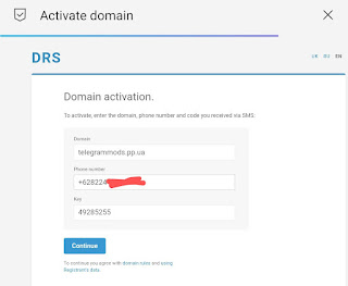 halaman aktivasi domain pp.ua
