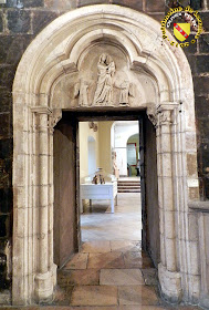 NANCY (54) - Musée Lorrain : Portail de la chapelle templière de Libdeau