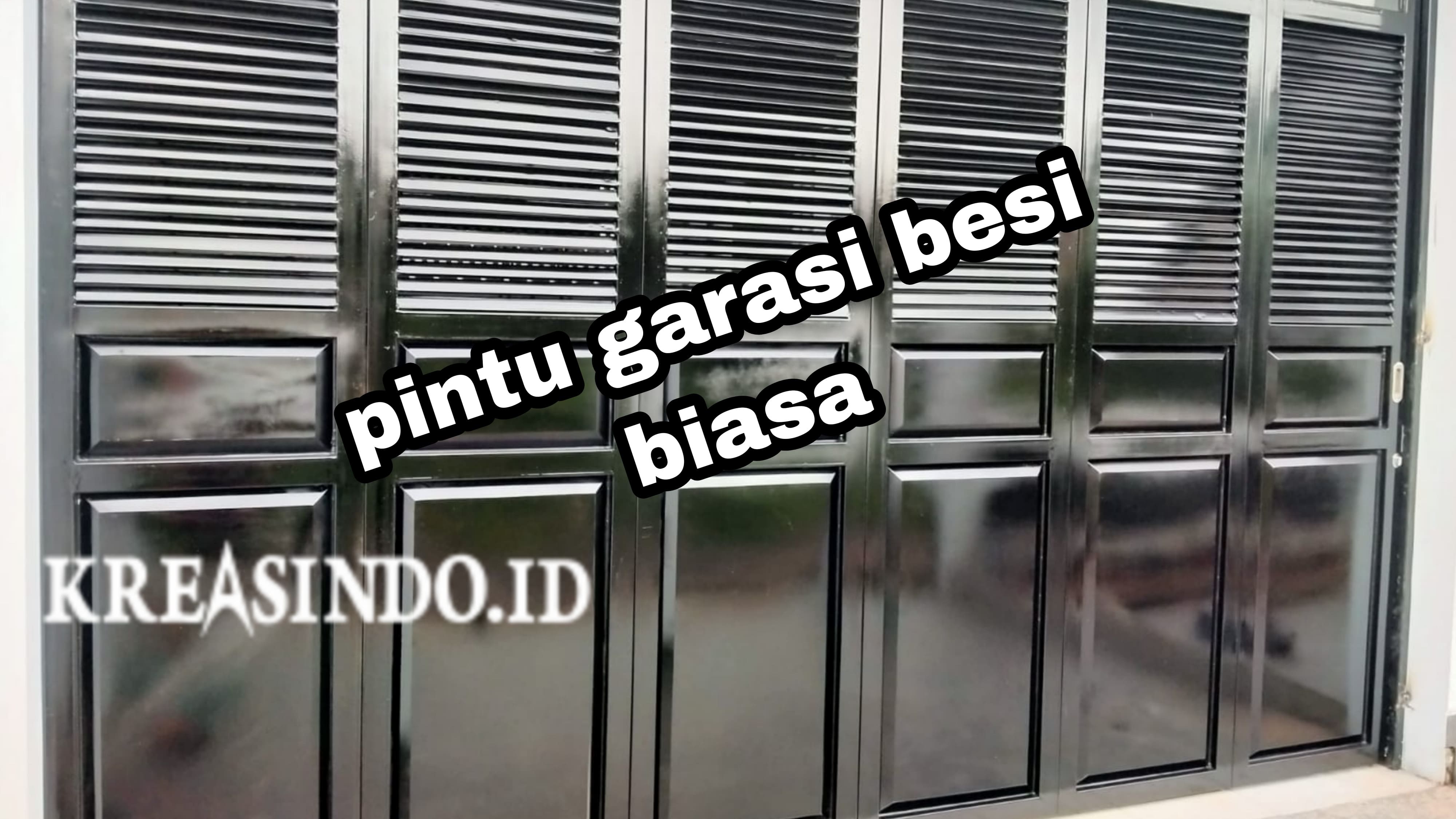 Pintu garasi besi ini solusi pintu murah