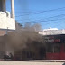 Fuego afecta  negocio de venta de Pica Pollo  en Barahona