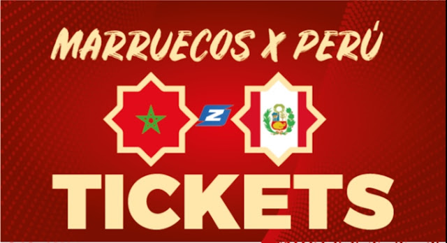 Football- Match Maroc Perou- billets, réductions, gratuité et logistique