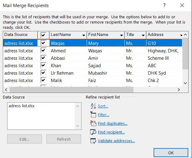 How to use Mail Merge in Microsoft Word