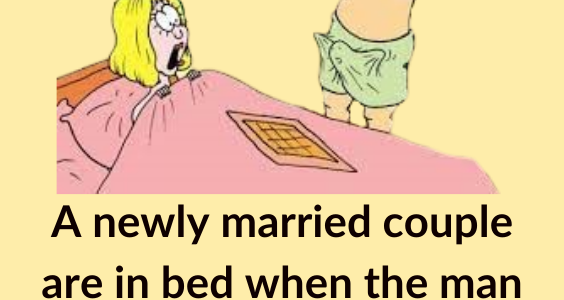 A Newly Married Couple Are In Bed