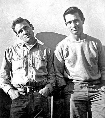 Neal Cassidy and Jack Kerouac C te c te ils s' lan aient dans les rues