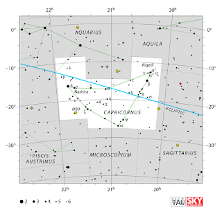 IAU: Карта на съзвездието Козирог | Capricornus