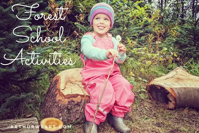 Forest School Activities child sat in forest