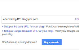  You Can Now Purchase Domain Name Right From Blogger Settings 
