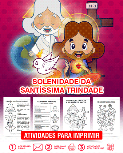 Solenidade da Santíssima Trindade desenho