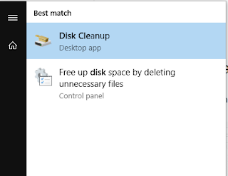 Membuka Disk Cleanup