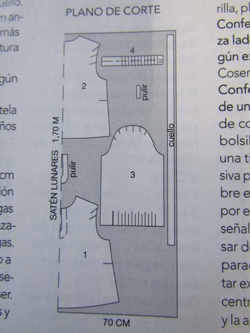 Planos de corte y numeración