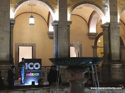 The 100 Imperdibles de Mexico coctkail at the Ex Convento de Santa Rosa de Viterbo in Querétaro