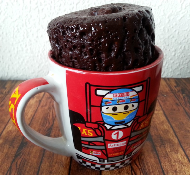 Mug cake de chocolate