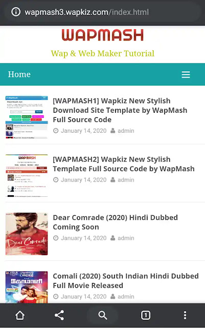 [WAPMASH3] Wapkiz Responsive Blogger Template Full Source Code by WapMash