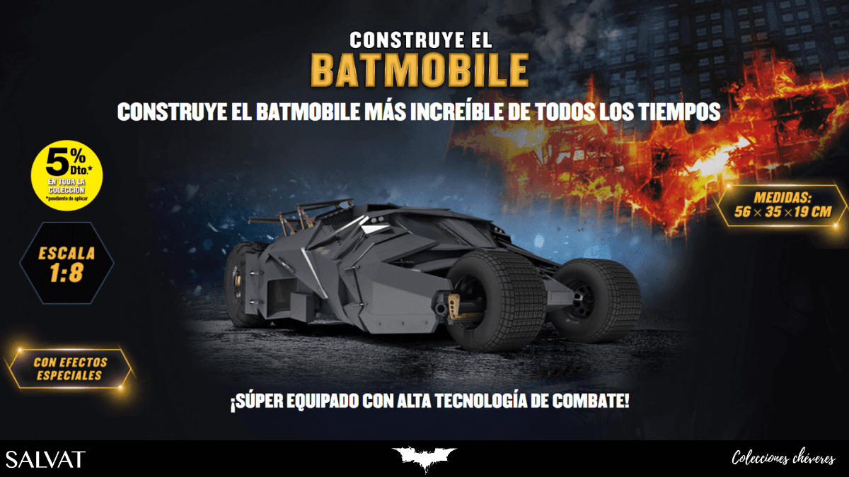 construye el batmobile tumbler salvat españa