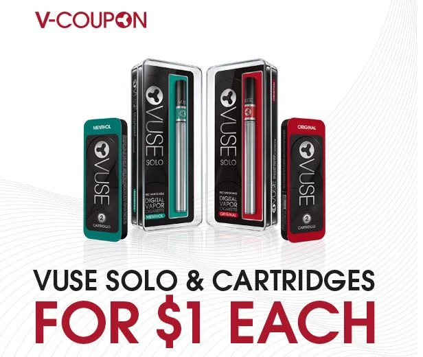 VUSE Digital Vapor Cigarette & Cartridges Only 1 Each (Mailed Coupon