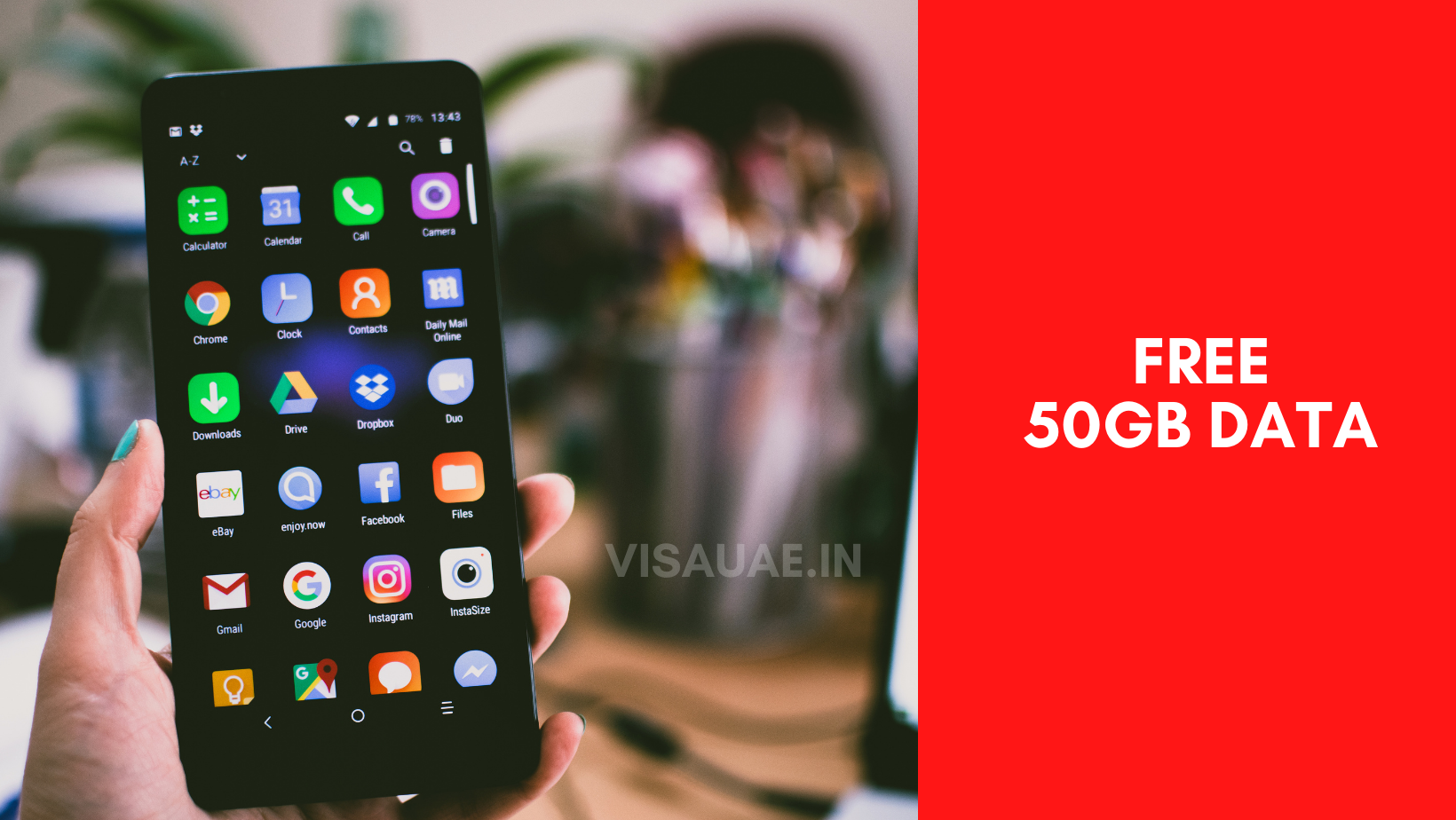 Free 50GB Data Virgin Mobile UAE