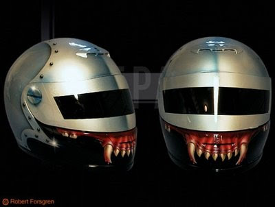 airbrush helmet predators tooth