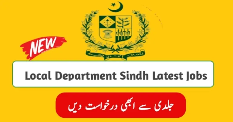 Local Government Department Sindh Jobs 2023