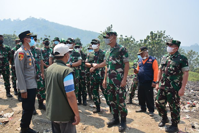  Respon Solutif Pangdam III/Siliwangi Pada Kebakaran TPA Sarimukti