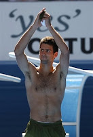 Novak Djokovic, Shirtless