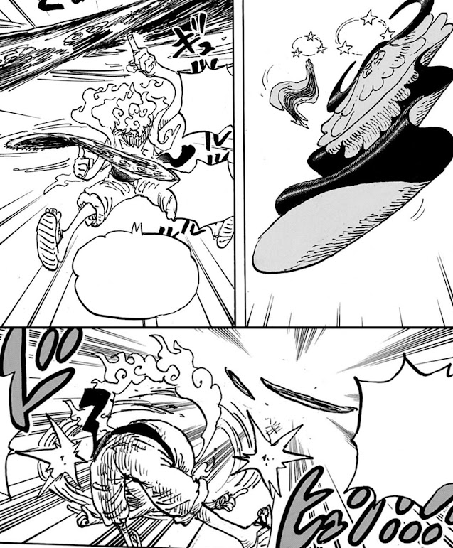 ワンピース 漫画 1119話 ゴムゴムの白い万力 ドーン シンバル ONE PIECE Chapter 1109