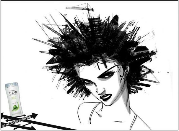 Artful lady