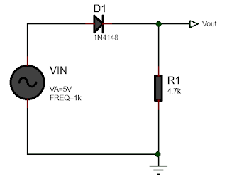 Series negative clipper circuit diagram
