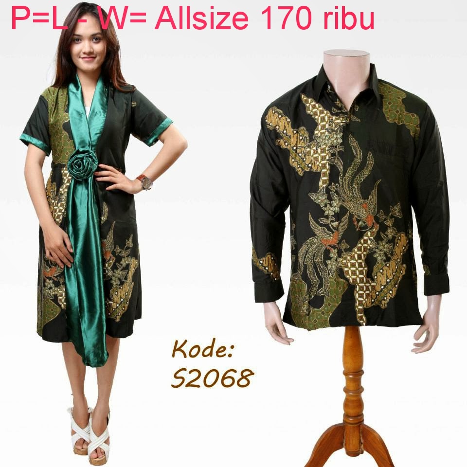  Baju Couple Batik Model Baju Batik 