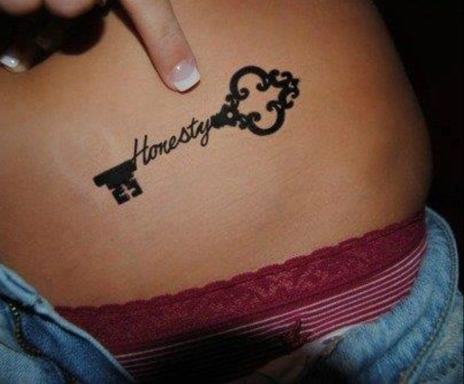 Honesty Key Tattoo