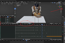 Menghapus animation pada action editor di blender 3d terbaru