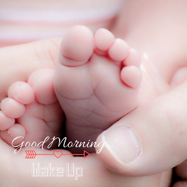 Cute  Baby Leg Good Morning Images