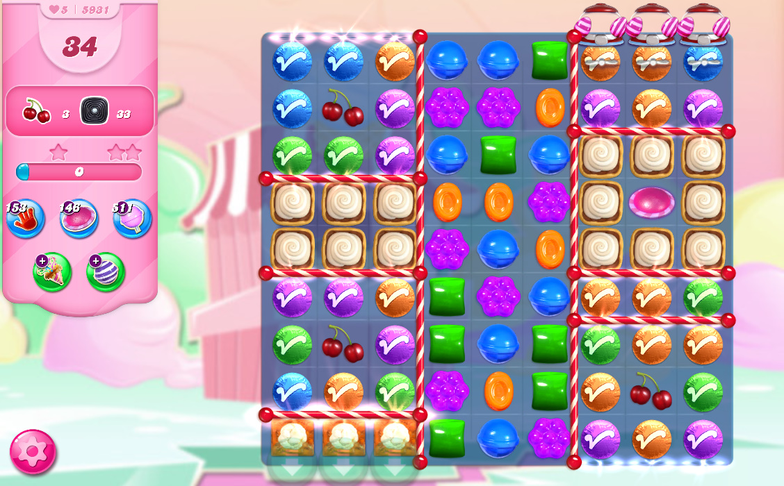 Candy Crush Saga level 5931