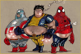 Fat Marvel Heroes 