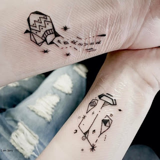 matching wrist tattoos for couples