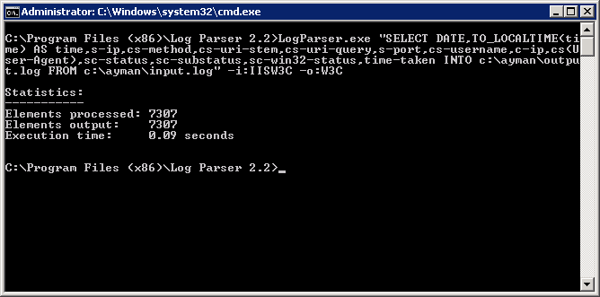 Ayman S Tech Blog Converting Iis Logs Time From Utc To Local Time