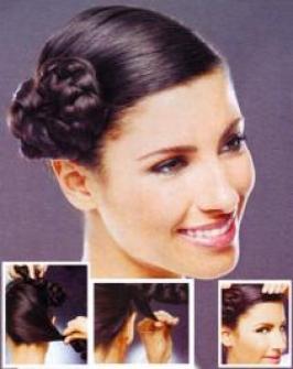 Side Braided Chignon 2014