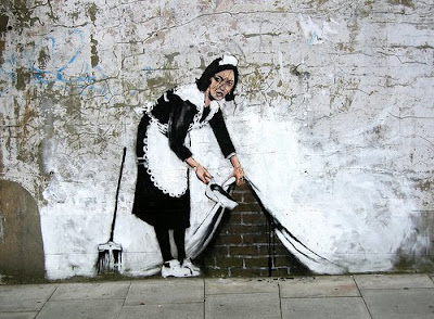 Banksy Graffiti, Maid Graffiti