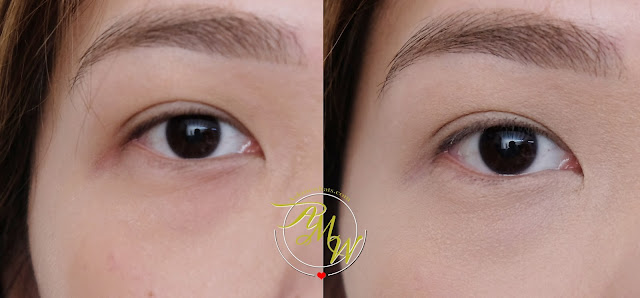 before and after photo of Maybelline Instant Age Rewind Dark Circles Eraser Concealer review by Askmewhats Nikki Tiu