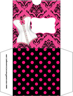 Pink Lingerie Free Printable CD Case. 